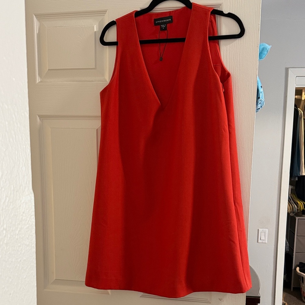 Stylestalker Vivid Red Mini Dress